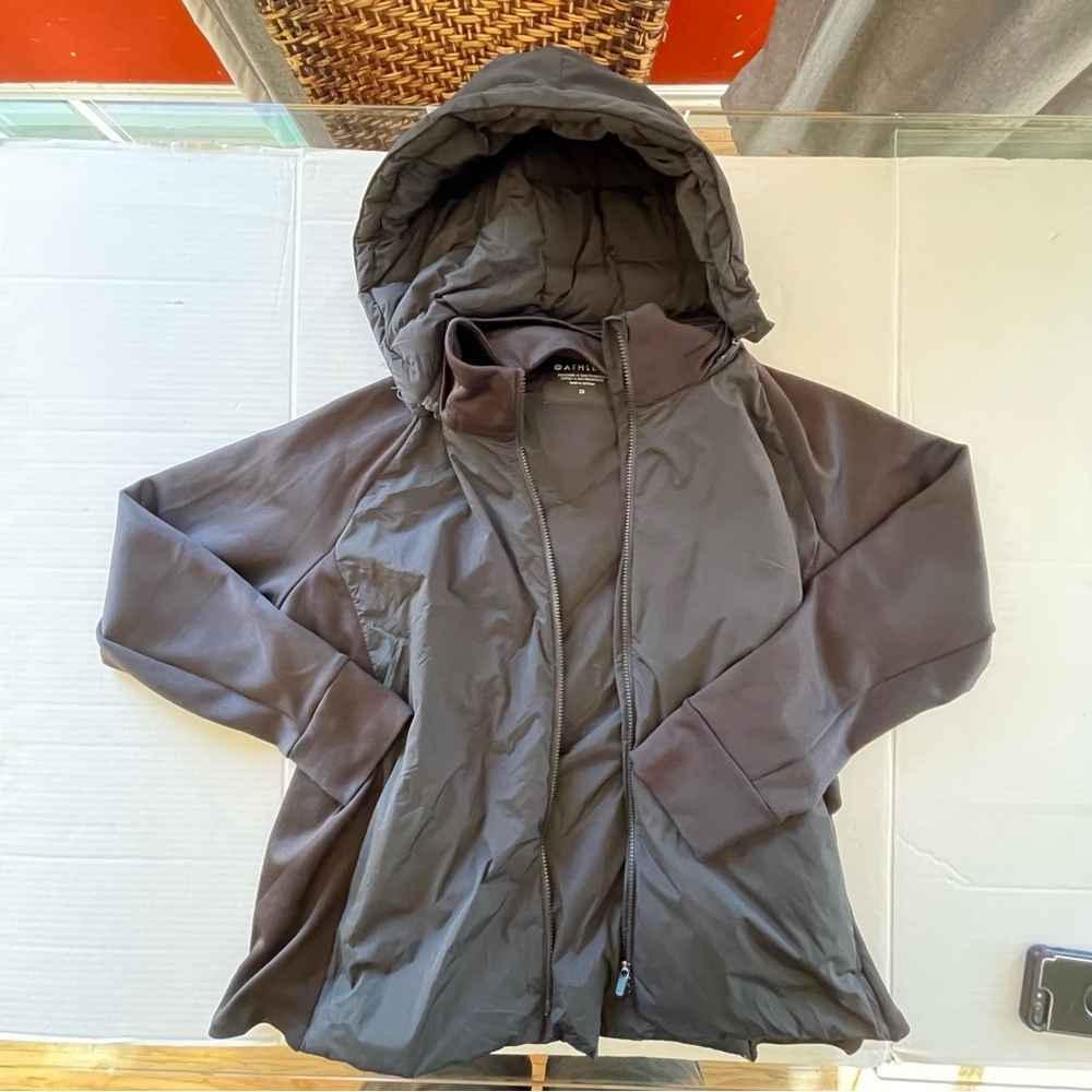 Athleta Size 2X INLET JACKET Black puffer Body Insulated Jacket - Picture 10 of 16
